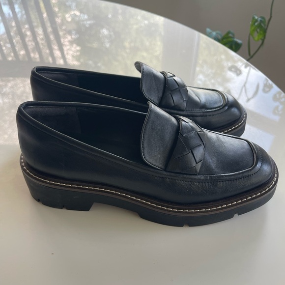 Nordstrom Notorie-Lea Black Chunky Sole Loafer - 8w